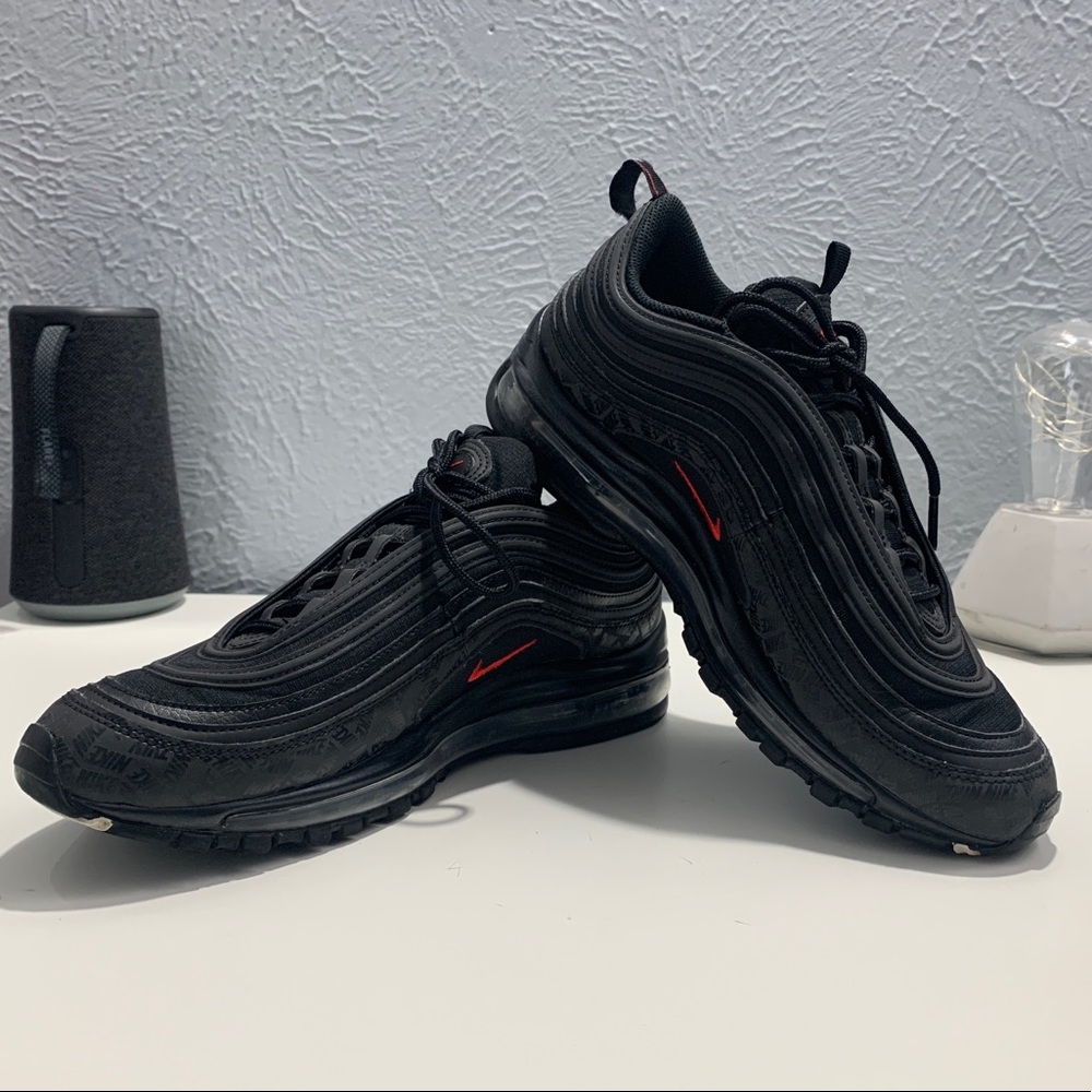 Nike Air Max 97 “Black/University Red” negotiable*